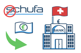 Bank in der Schweiz genehmigt Kredit trotz Schufa